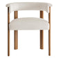 Imogen Performance Velvet Barrel Dining Chairs Set of 2 by Modway FredCo
