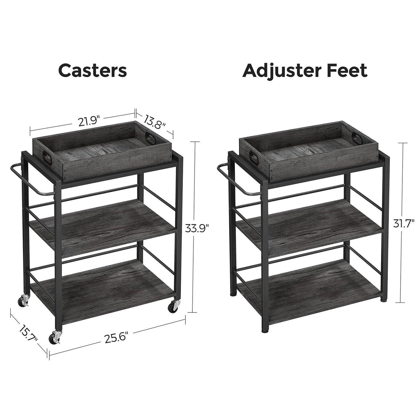 Industrial Bar Cart FredCo