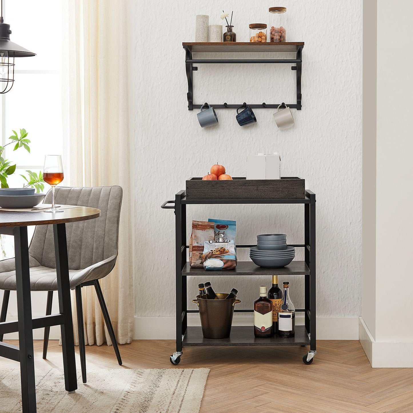 Industrial Bar Cart FredCo