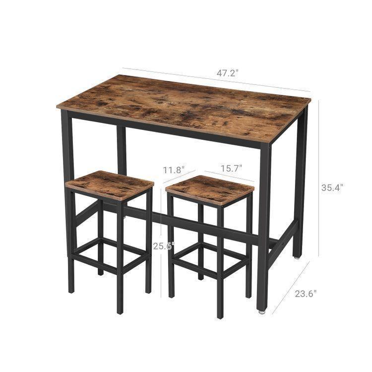 Industrial Bar Table Set FredCo