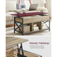 Industrial Coffee Table with Hidden Compartments FredCo