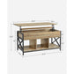 Industrial Coffee Table with Hidden Compartments FredCo