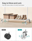 industrial Double Rod Metal Clothing Rack for Hanging Clothes FredCo