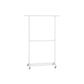 industrial Double Rod Metal Clothing Rack for Hanging Clothes FredCo