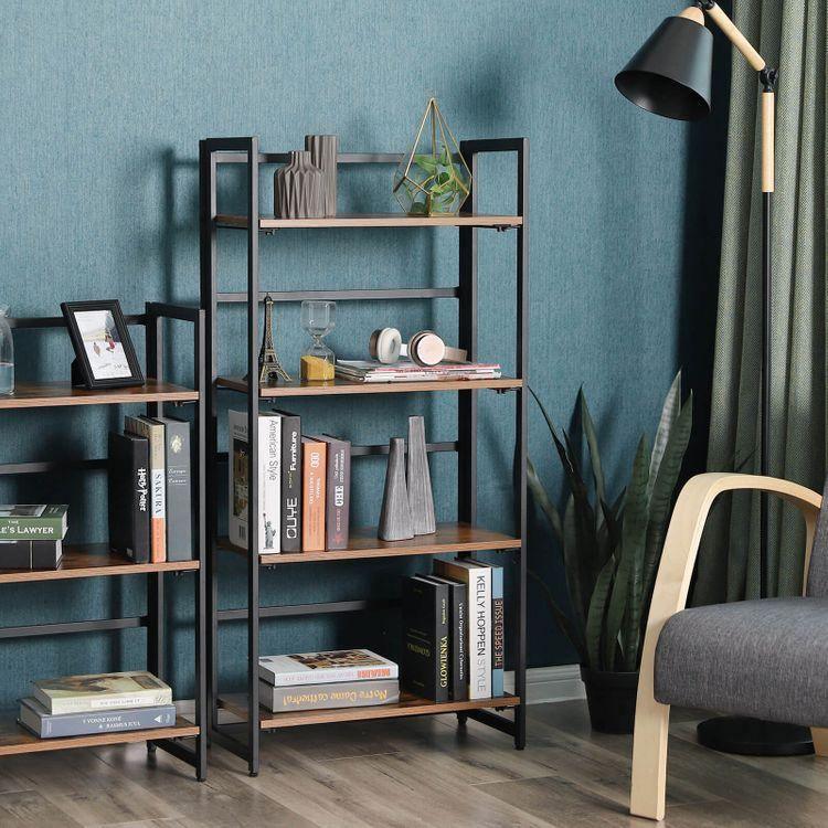 Industrial Folding Ladder Shelf FredCo