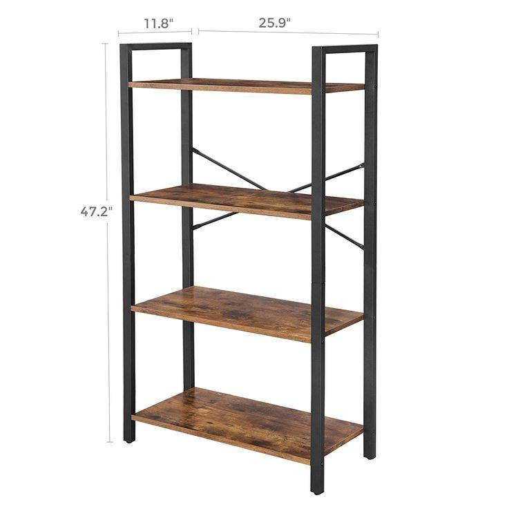 Industrial Ladder shelf Bookcase FredCo