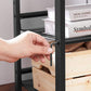 Industrial Mesh Shelves Nightstand FredCo