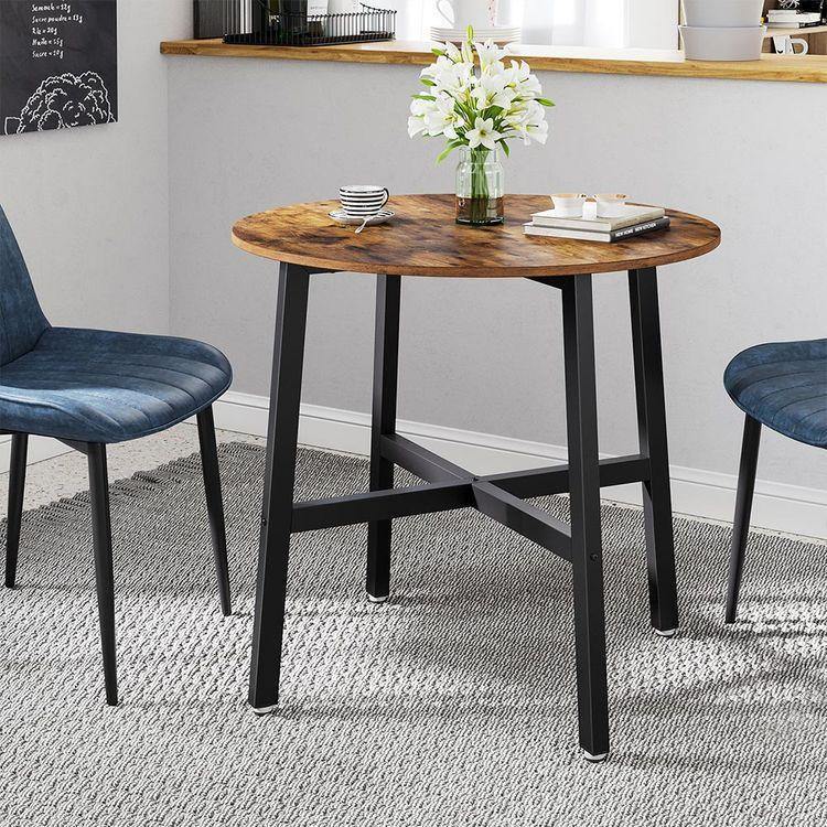 Industrial Round Dining Table FredCo
