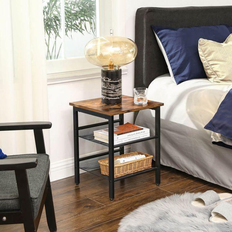 Industrial Side End Table FredCo