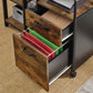 Industrial Style File Cabinet FredCo