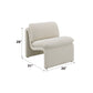 Innovative Elegance Jaeda Accent Chair in Curved Shape FredCo