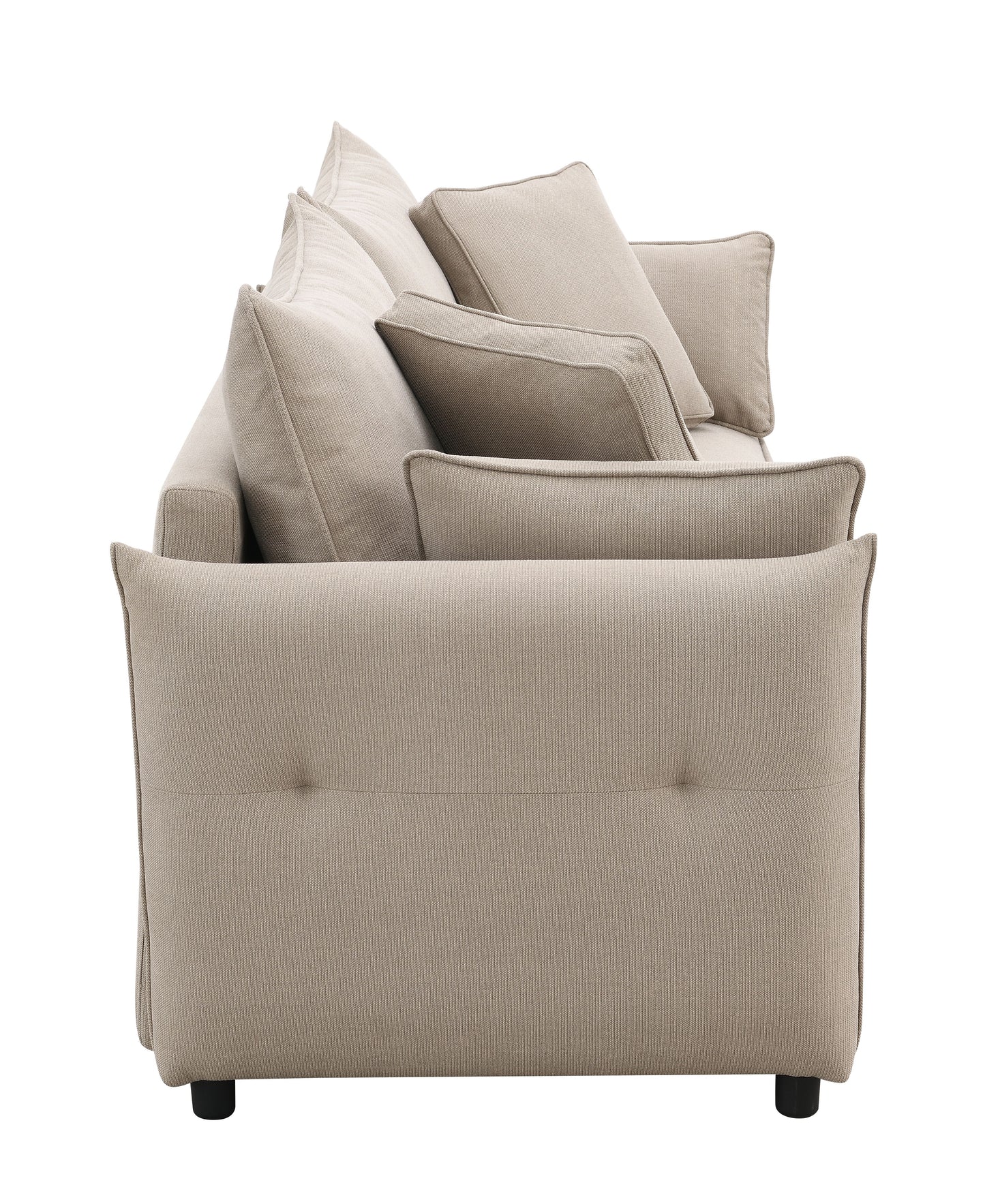 Irina Pull-out Fabric Sleep with Storage FredCo