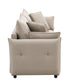 Irina Pull-out Fabric Sleep with Storage FredCo
