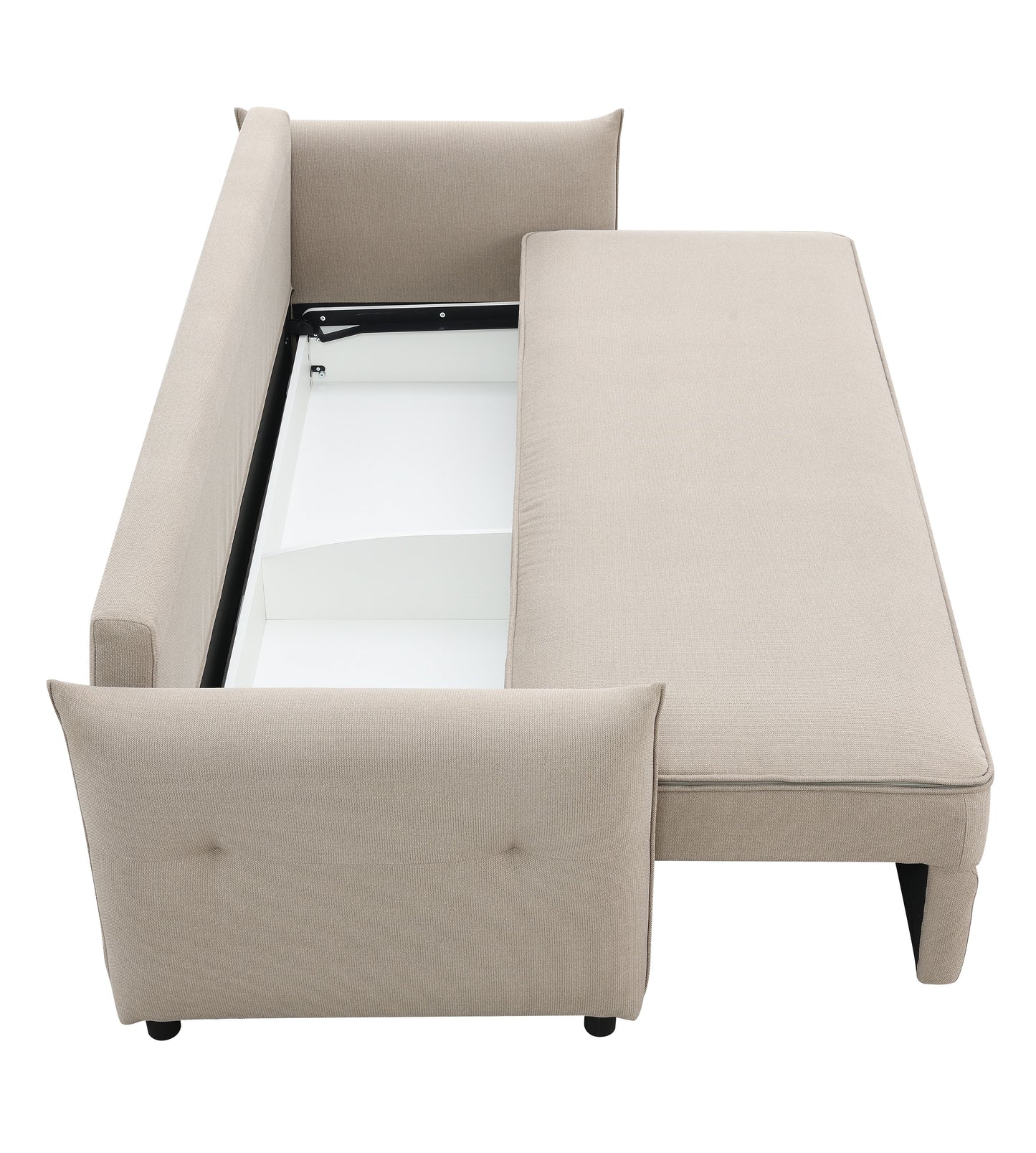 Irina Pull-out Fabric Sleep with Storage FredCo