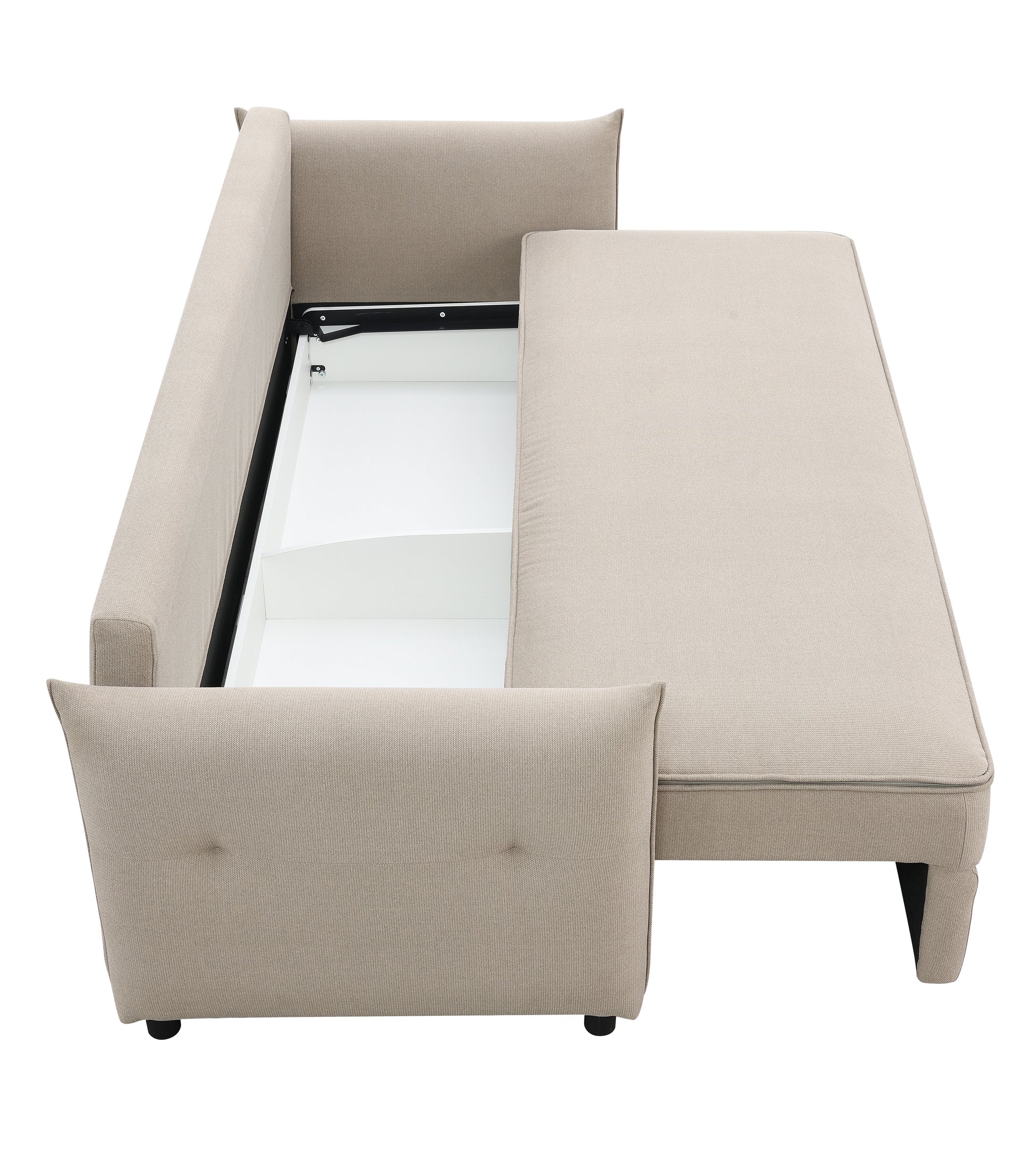Irina Pull-out Fabric Sleep with Storage FredCo