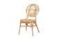 Iris Modern Bohemian Natural Brown Rattan 5-Piece Dining Set FredCo