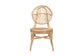 Iris Modern Bohemian Natural Brown Rattan Dining Chair FredCo