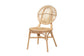 Iris Modern Bohemian Natural Brown Rattan Dining Chair FredCo
