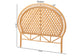 Isabel Natural Rattan Queen Standalone Headboard FredCo