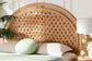 Isabel Natural Rattan Queen Standalone Headboard FredCo