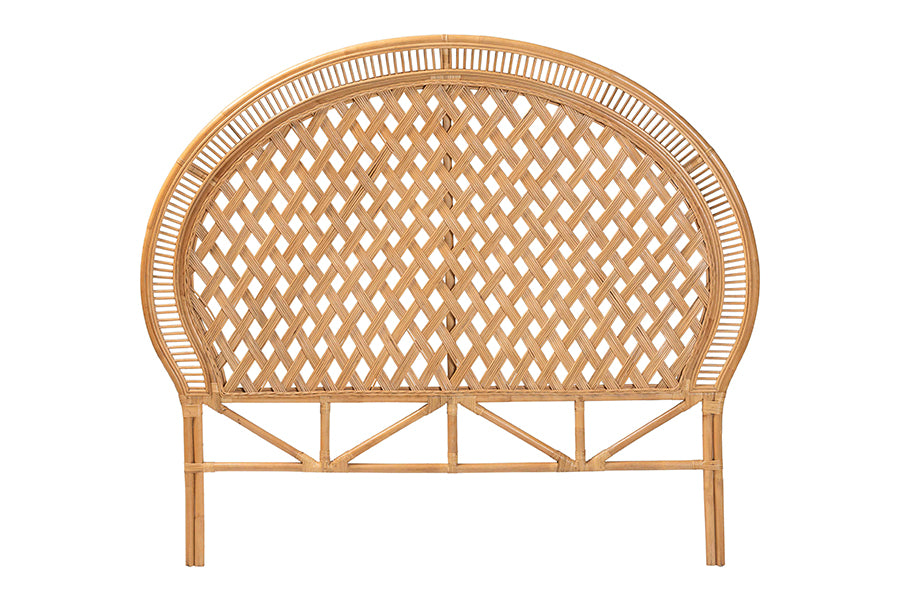 Isabel Natural Rattan Queen Standalone Headboard FredCo