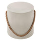 Isera Indoor - Outdoor Patio Rope Concrete Side Table Stool by Modway EEI-7089 FredCo