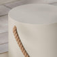 Isera Indoor - Outdoor Patio Rope Concrete Side Table Stool by Modway EEI-7089 FredCo