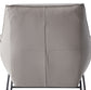 Jabel Khaki Top Grain Leather Accent Chair & Ottoman FredCo