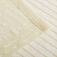 Jackson Stripe Soft Diffused Light Airy Lightweight Sheer Curtain Set FredCo