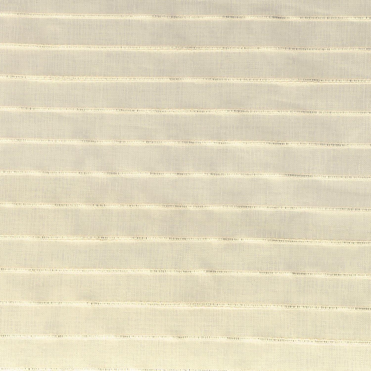 Jackson Stripe Soft Diffused Light Airy Lightweight Sheer Curtain Set FredCo
