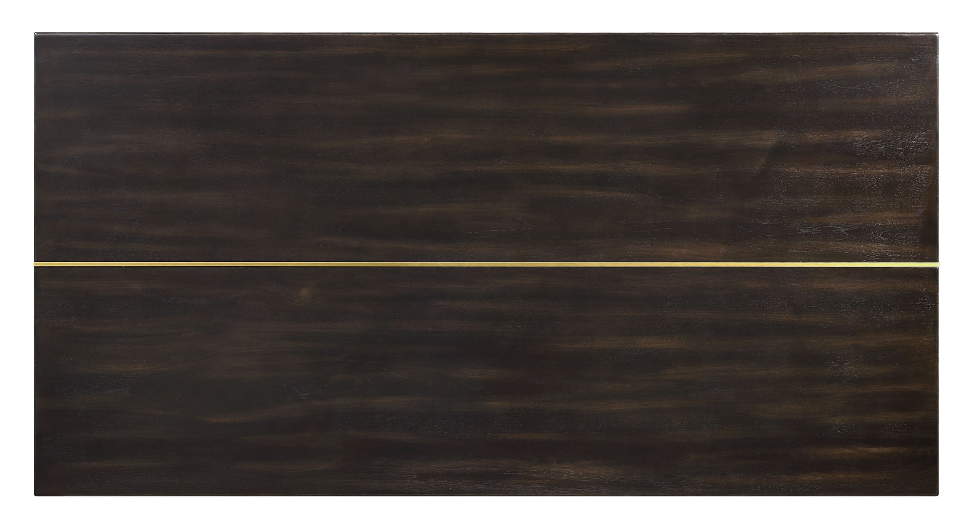 Jaramillo Gold & Rustic Espresso Finish Dining Table FredCo