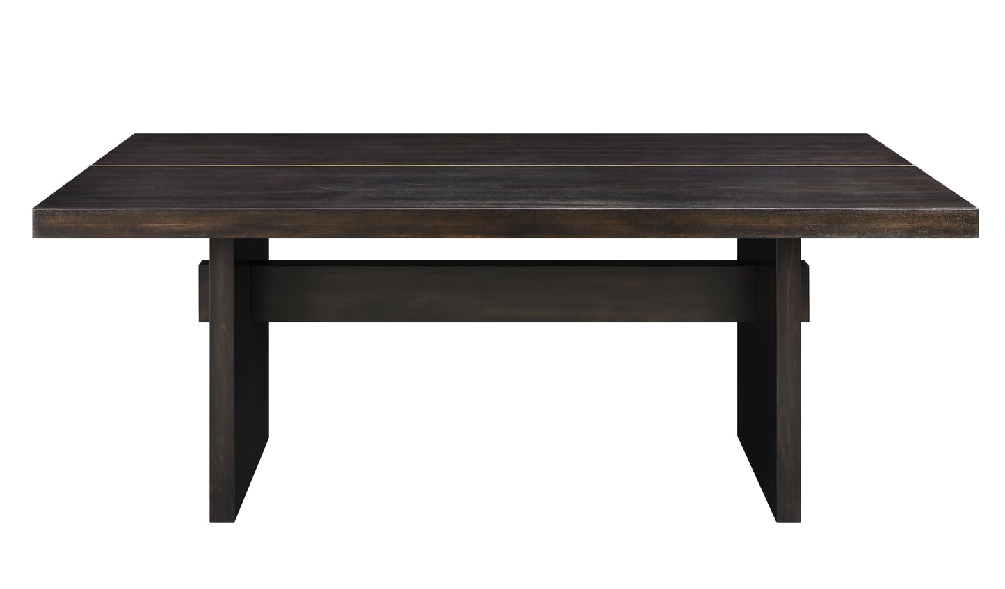 Jaramillo Gold & Rustic Espresso Finish Dining Table FredCo