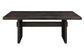 Jaramillo Gold & Rustic Espresso Finish Dining Table FredCo