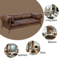 Jaron Macho Top Grain Leather Sofa FredCo