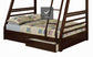 Jason Espresso Finish Twin/Full Bunk Bed FredCo