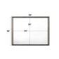 Jehoram Gray Finish Mirror FredCo