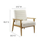 Jensen Boucle Fabric Accent Chair by Modway FredCo