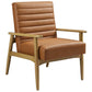 Jensen Vegan Leather Accent Chair by Modway FredCo