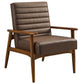Jensen Vegan Leather Accent Chair by Modway FredCo