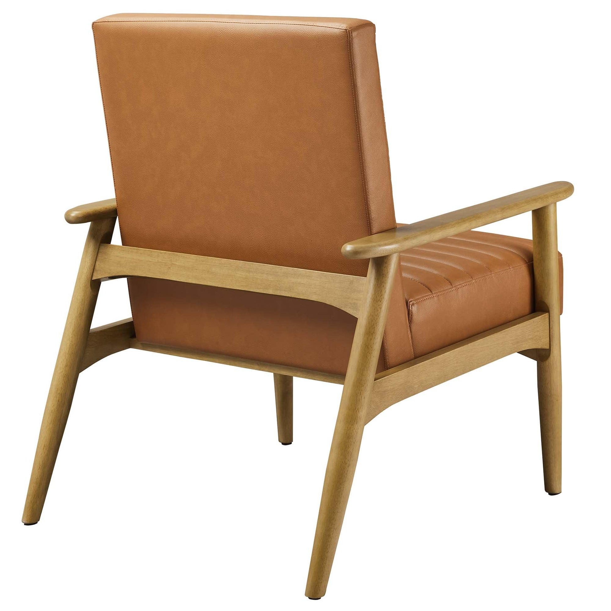Jensen Vegan Leather Accent Chair by Modway FredCo