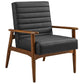 Jensen Vegan Leather Accent Chair by Modway FredCo