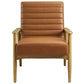 Jensen Vegan Leather Accent Chair by Modway FredCo