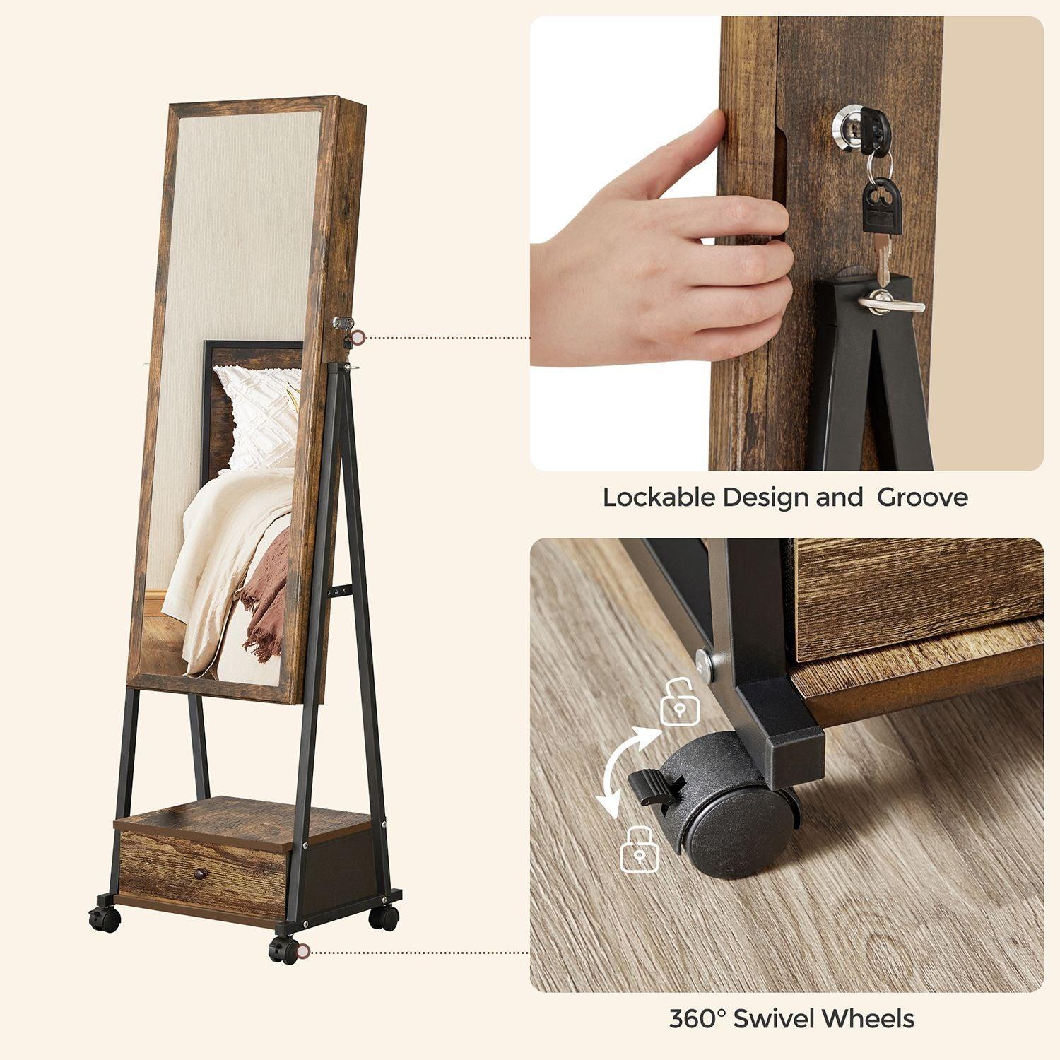 Jewelry Armoire with Drawer FredCo