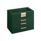 Jewelry Box with Glass Lid, 4-Layer Jewelry Organizer, 3 Drawers FredCo