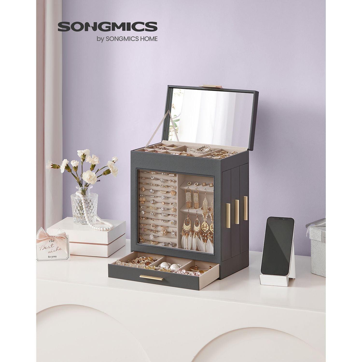 Jewelry Box with Glass Window FredCo