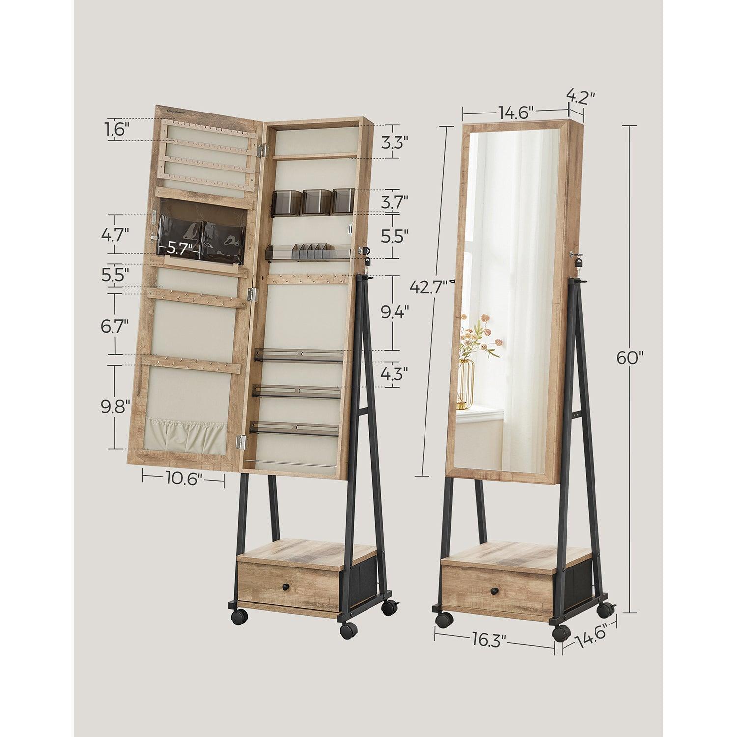 Jewelry Cabinet Floor Standing FredCo