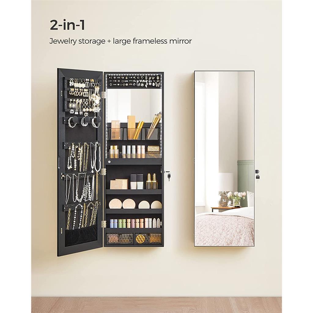 Jewelry Cabinet with LED Lights FredCo