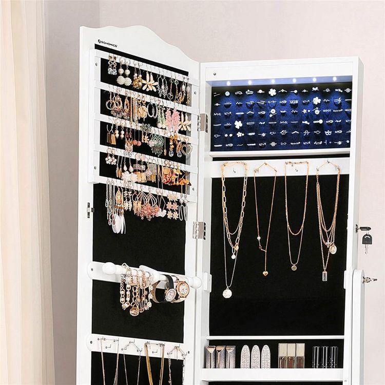 Jewelry Cabinet with Wheels FredCo