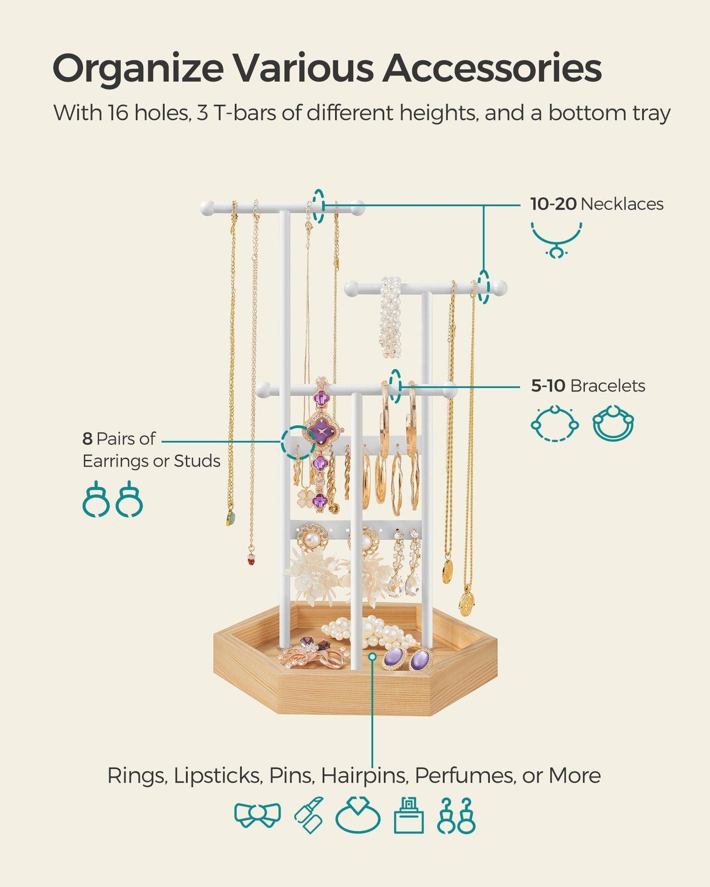 Jewelry Display Holder Stand FredCo