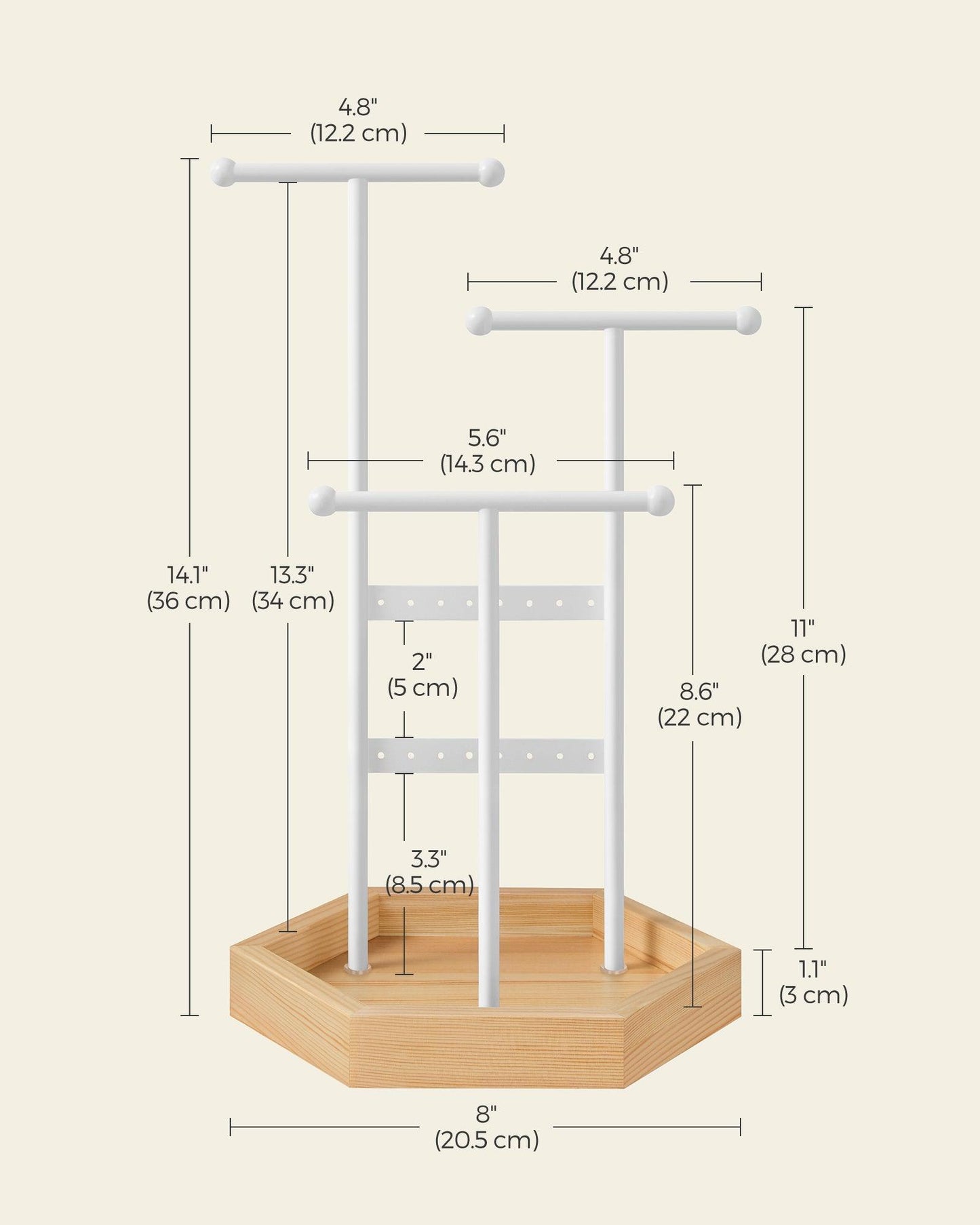 Jewelry Display Holder Stand FredCo